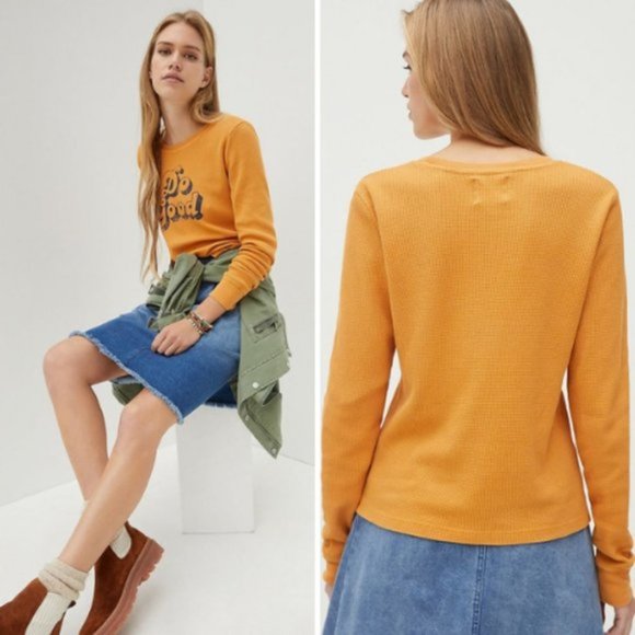 NWT Anthropologie Do Good Graphic Long Sleeve Tee | S - Picture 2 of 5